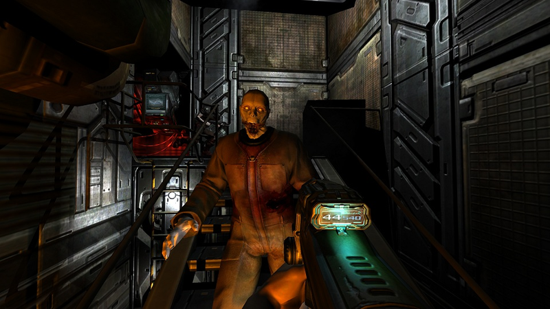 Illustration for article titled Doom 3's Graphically Enhanced Monsters Are Pretty Damn Ugly